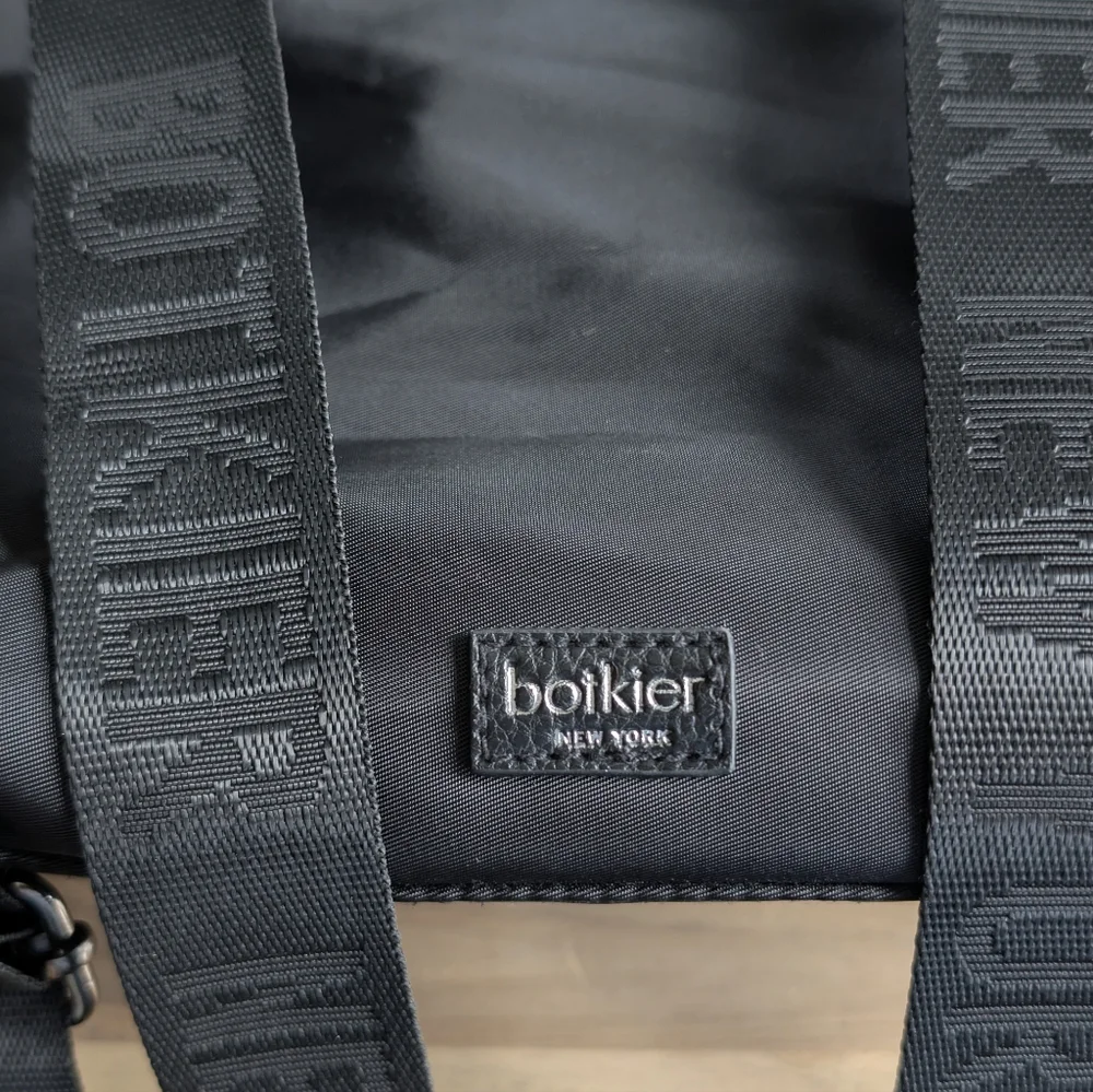 BOTKIER New York Trigger Nylon Backpack Black Flap Travel‎ Campus Bag